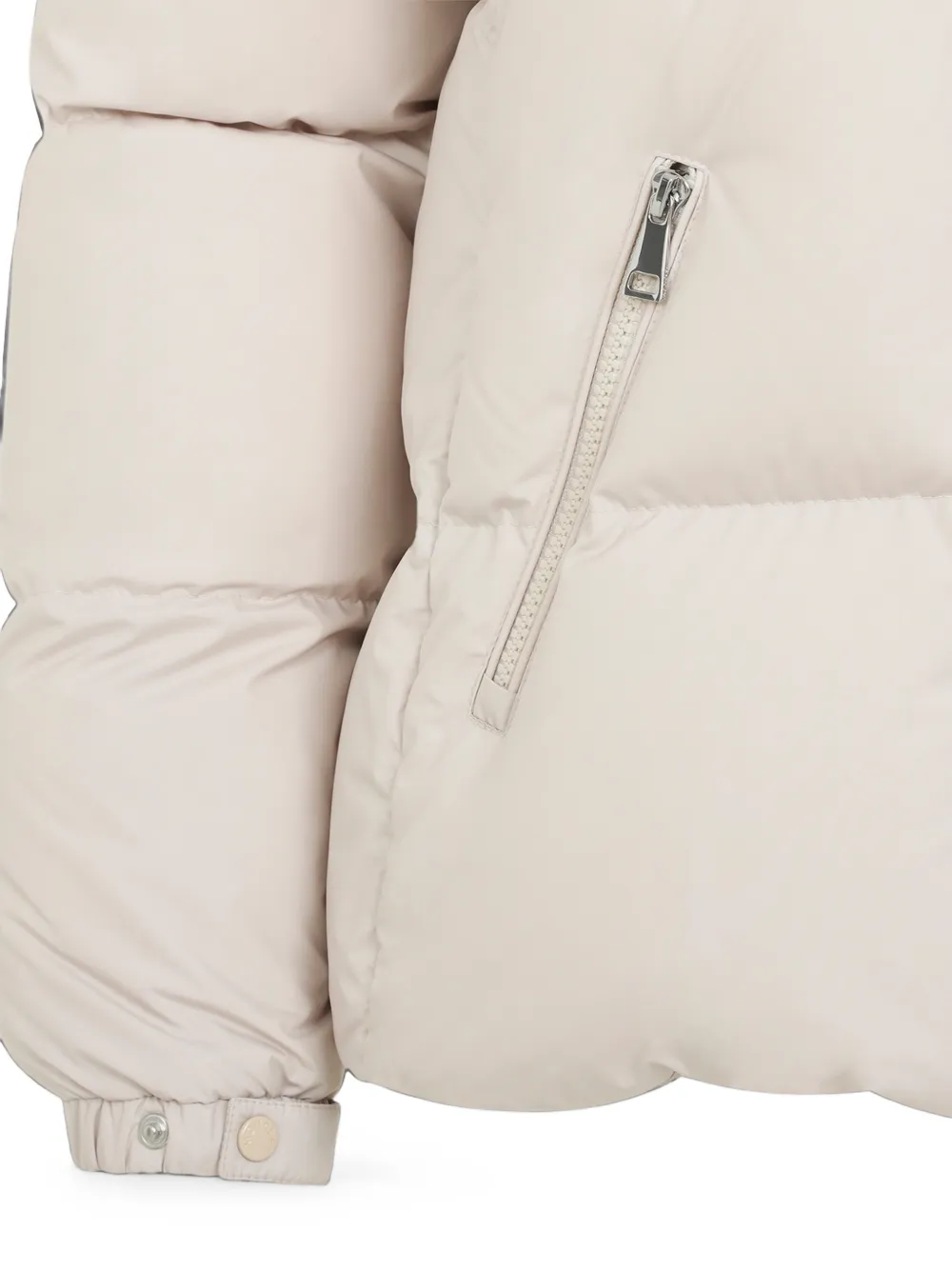 Moncler Fourmine donsjack met capuchon Beige