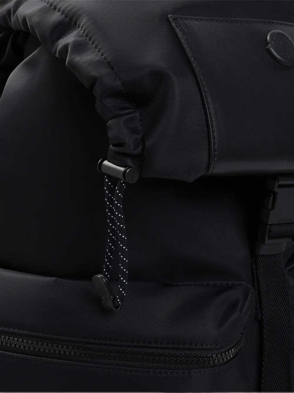 Moncler Kenton Drill rugzak Zwart