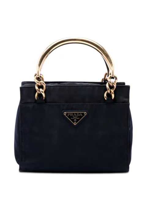 Prada Pre-Owned 2000-2013 Tessuto Metal Handle Bag handbag