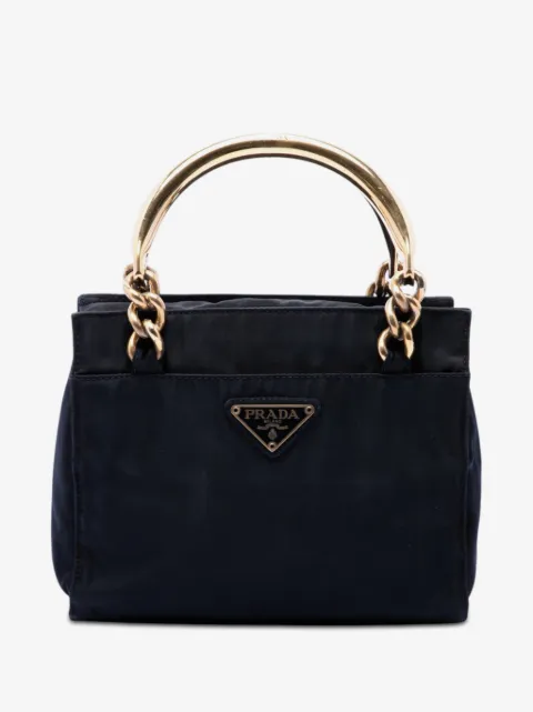 Prada Pre-Owned 2000-2013 Tessuto Metal Handle Bag handbag