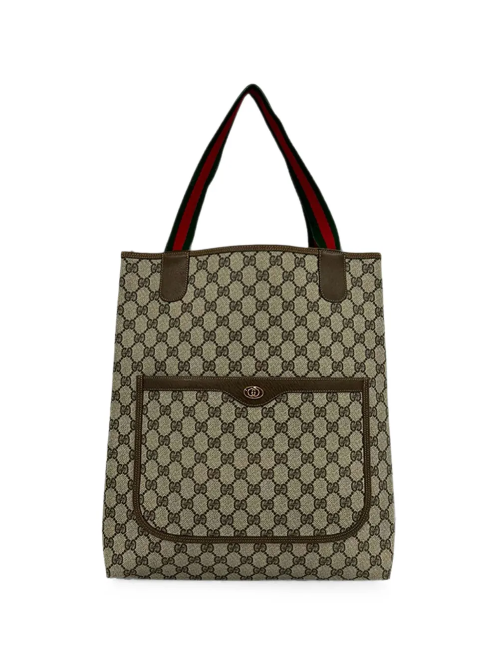 Gucci Pre-Owned 20th Century GG Supreme Web tote bag - Nude