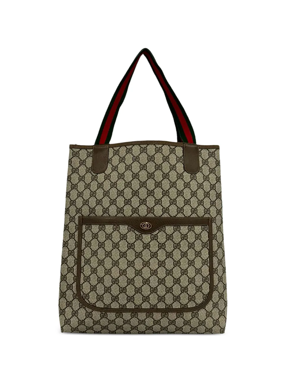 Gucci Pre-Owned 20th Century GG Supreme Web tote bag - Toni neutri