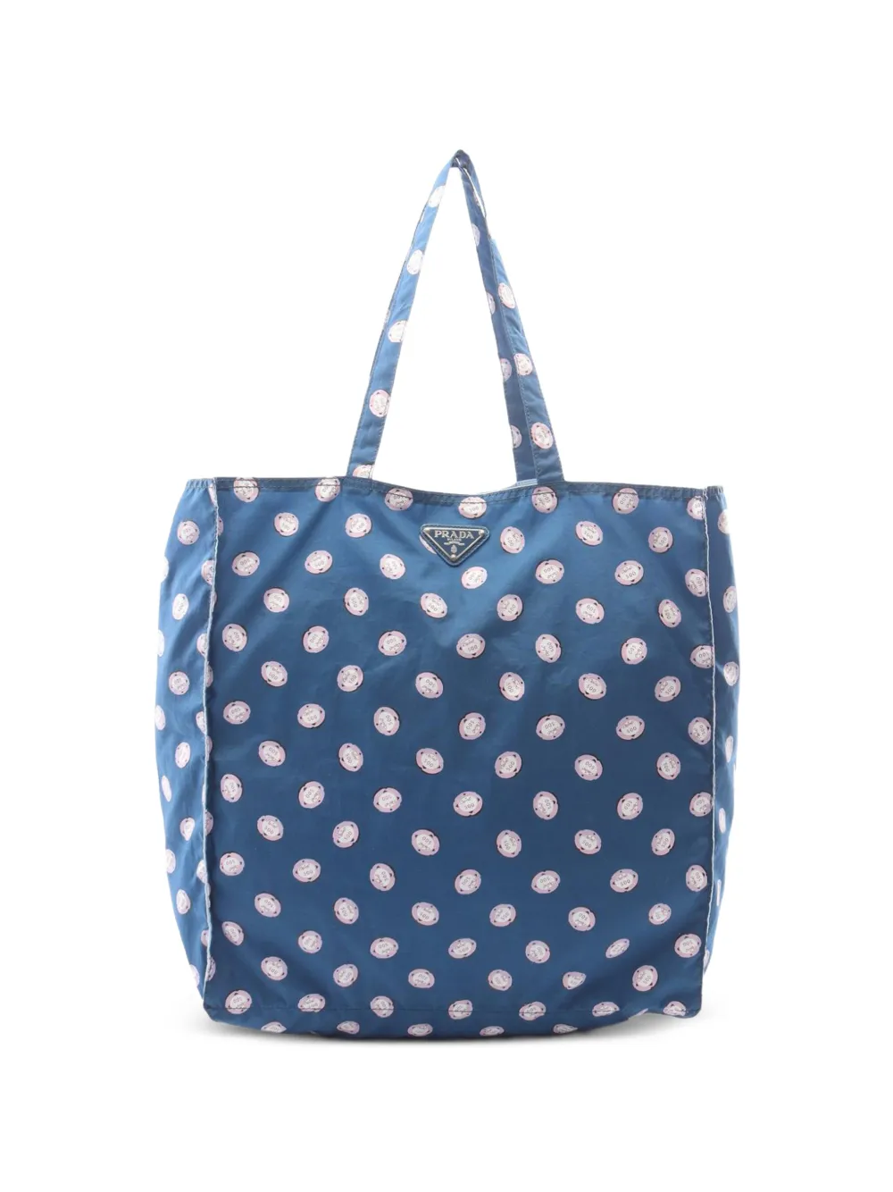 Prada Pre-Owned 2013-2026 Stampato Tessuto tote bag - Blu