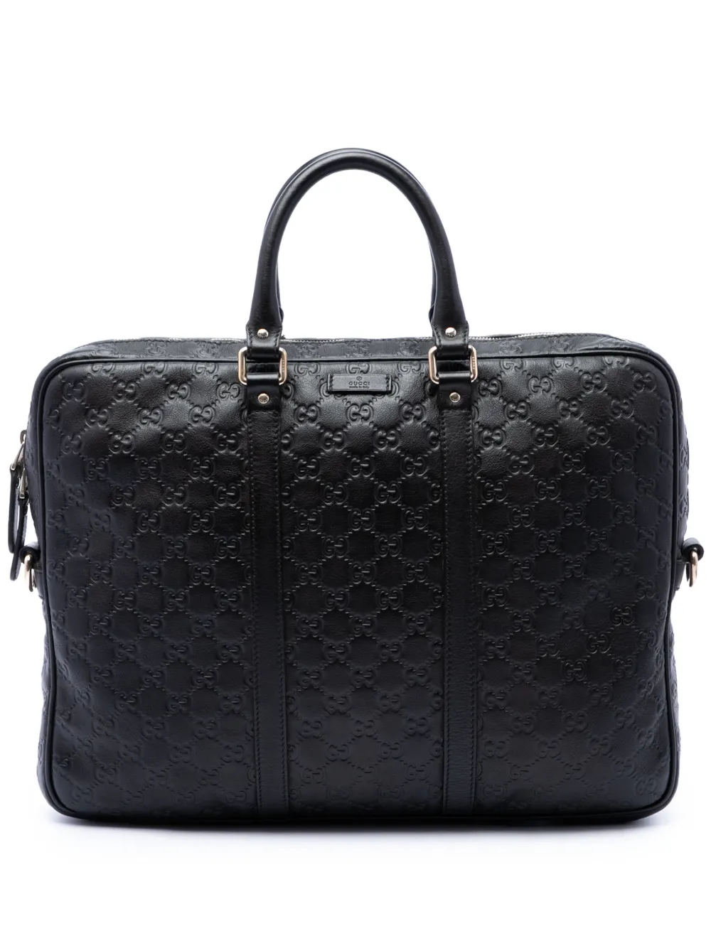 Gucci Pre-Owned 2016-2026 Guccissima business bag - Schwarz