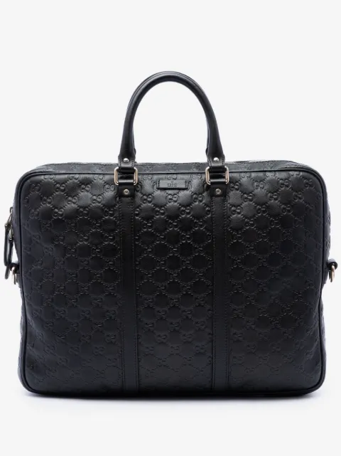 Gucci Pre-Owned 2016-2026 Guccissima business bag