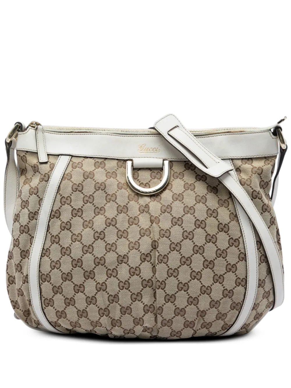 Gucci Pre-Owned 2016-2026 GG Canvas Abbey D Ring crossbody bag - Toni neutri