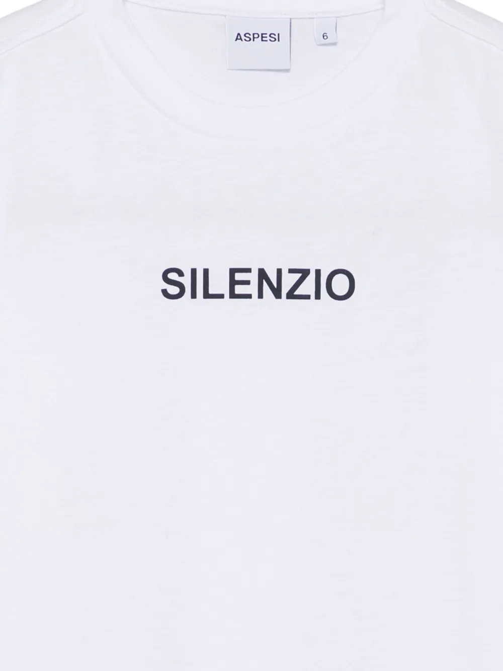 Aspesi Kids T-shirt met tekst Wit