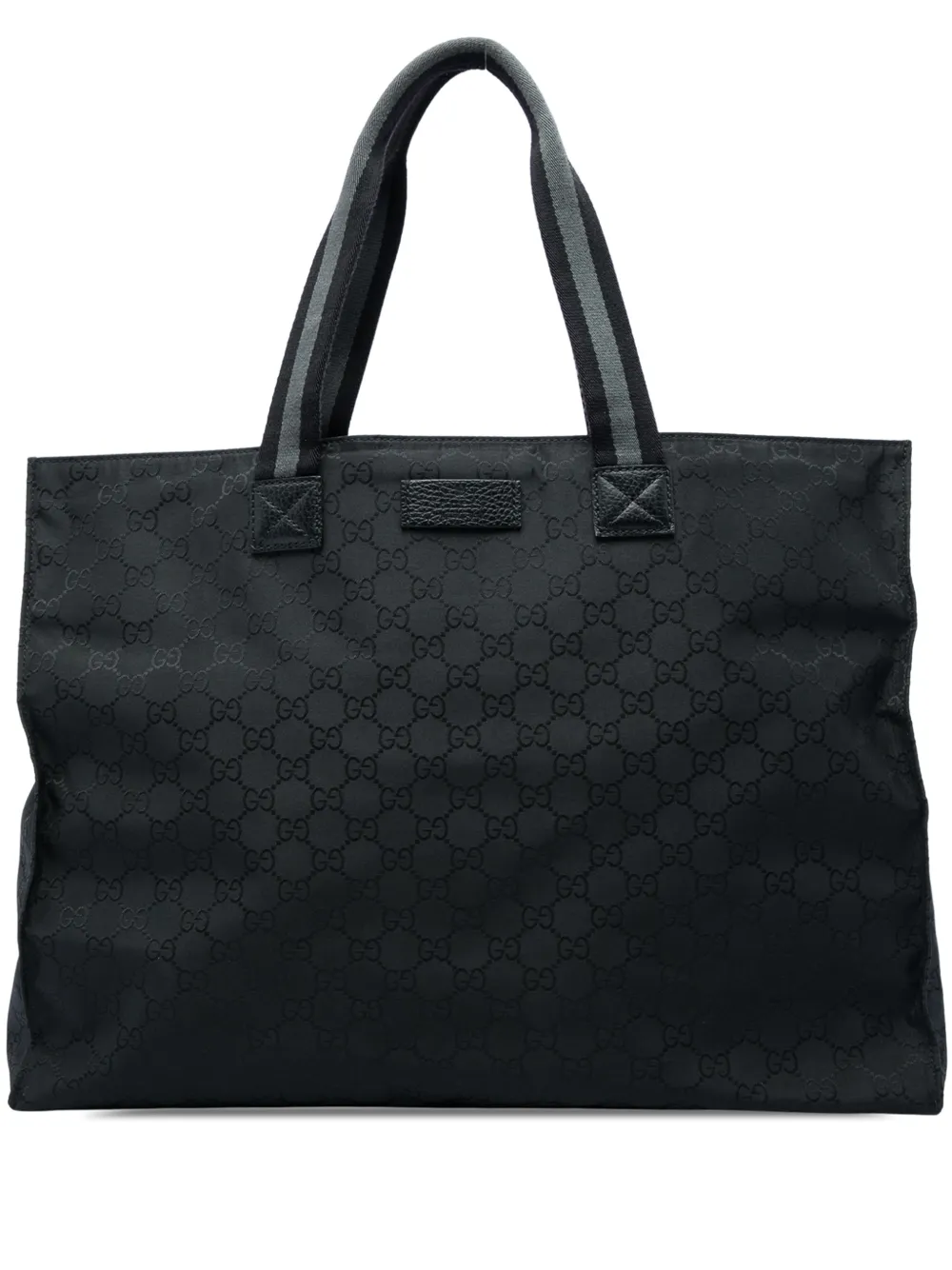 Gucci Pre-Owned 2016-2026 GG Nylon Web tote bag - Nero