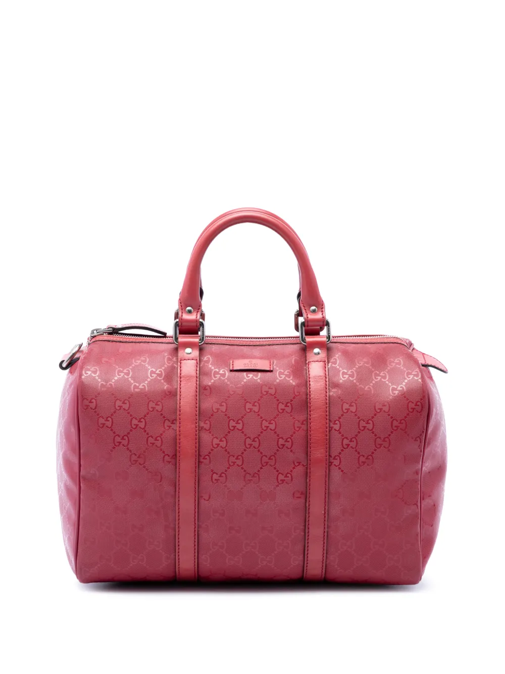 Gucci Pre-Owned 2016-2026 Medium GG Imprime Joy boston bag - Rosso