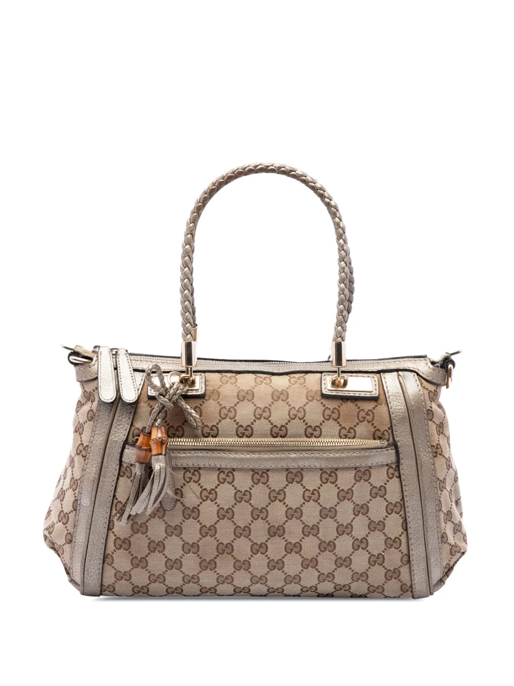 Gucci Pre-Owned 2016-2026 GG Canvas Bella satchel - Toni neutri