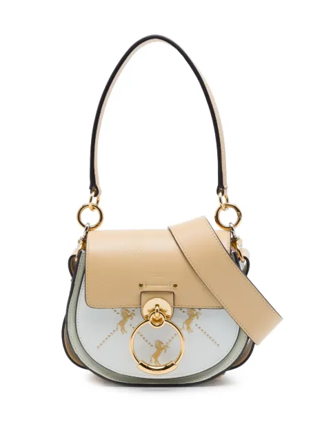 Chloé Pre-Owned 2019 Small Bicolor Leather Little Horses Tess satchel
