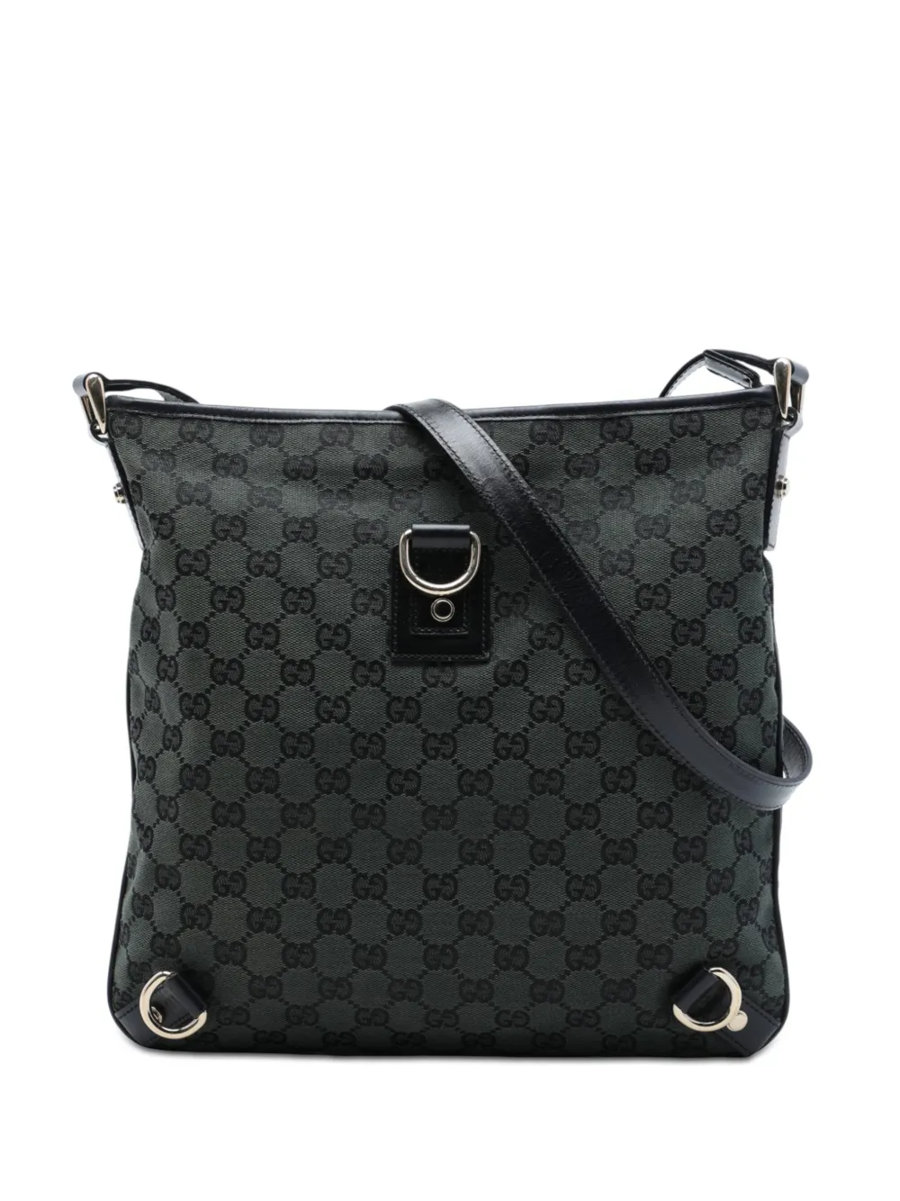 Gucci Pre-Owned 2016-2026 GG Canvas Abbey D Ring crossbody bag - Verde