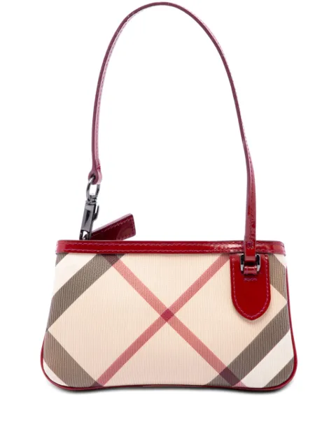 Burberry Pre-Owned 2000-2017 Supernova Check Canvas shoulder bag