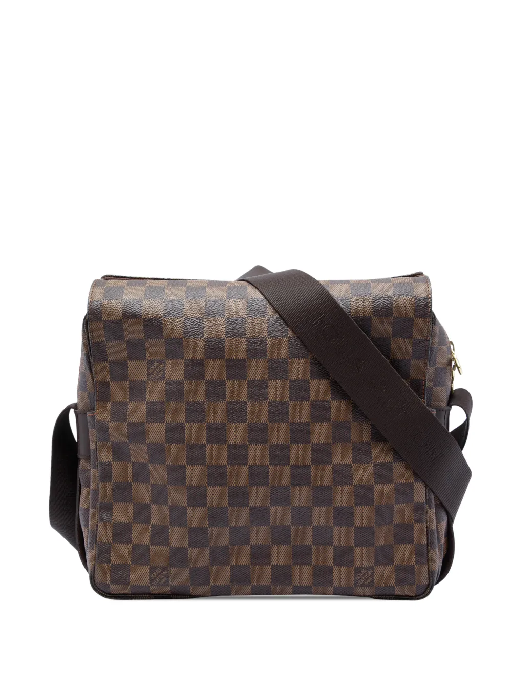 Louis Vuitton Pre-Owned 2007 Damier Ebene Naviglio crossbody bag - Marrone