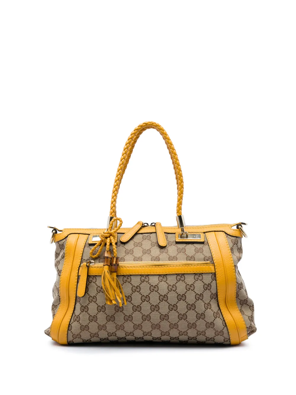 Gucci Pre-Owned 2016-2026 GG Canvas Bella satchel - Toni neutri