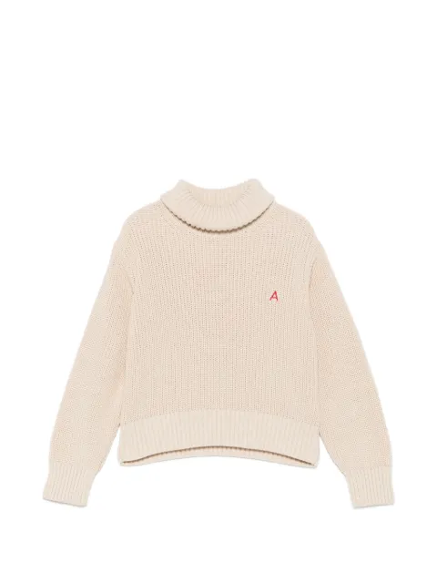 Aspesi Kids pull à logo brodé