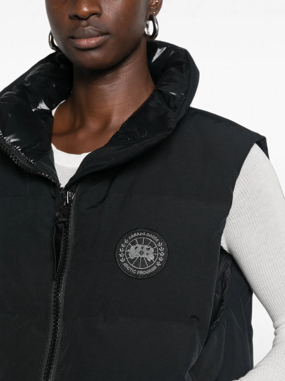 Canada Goose Grandview gewatteerde top Zwart