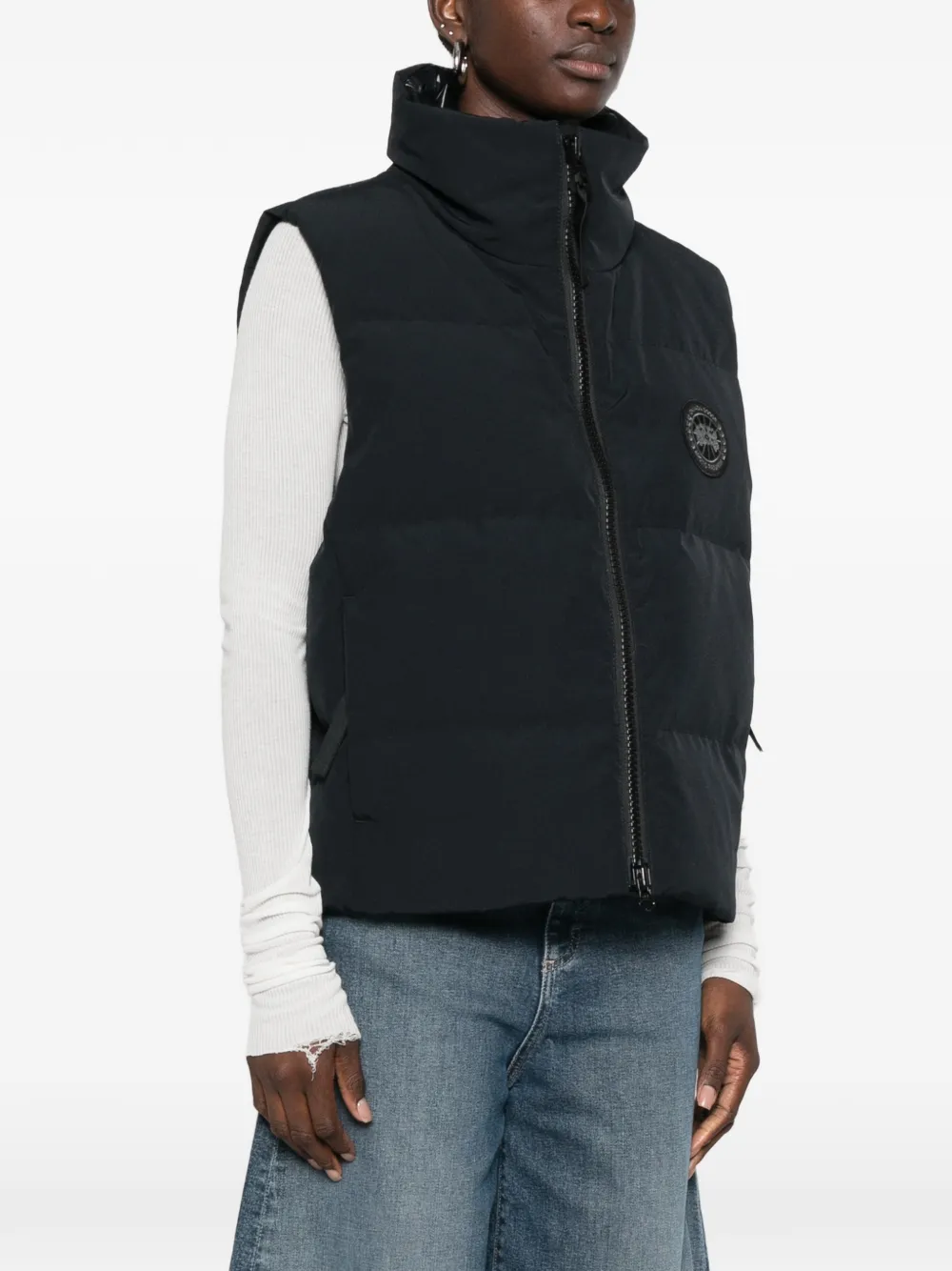 Canada Goose Grandview gewatteerde top Zwart