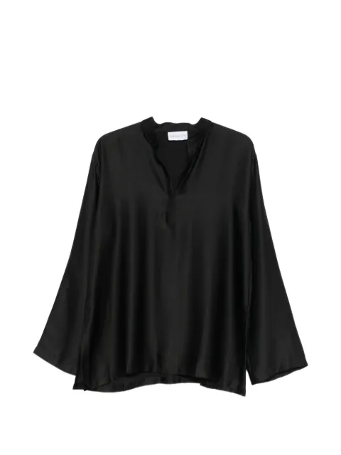 SILKYLICIOUS satin-finish long-sleeve pajamas