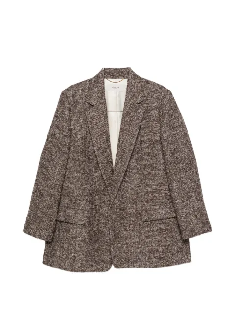 Agnona tweed notched-lapel blazer