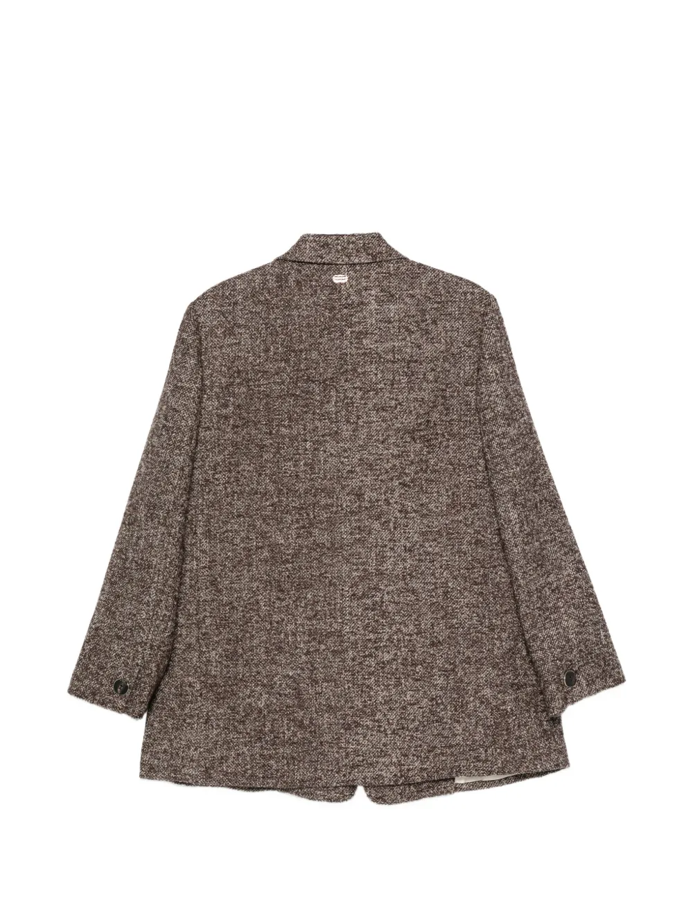 Agnona Blazer met gekerfde revers Bruin