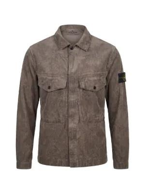 Stone Island コーデュロイ パッチワーク ジャケット | ブラウン
