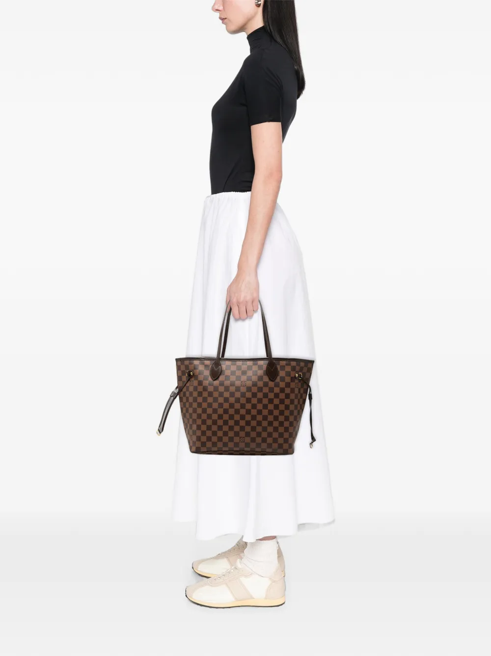 Louis Vuitton Pre-Owned 2000-2026 Damier Ebene Neverfull MM tote bag - Marrone