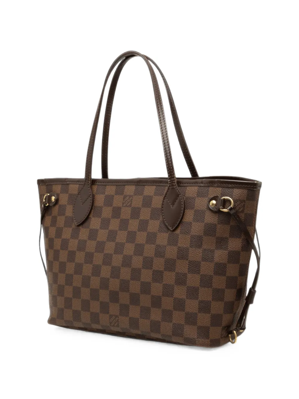Louis Vuitton Pre-Owned 2010 Damier Ebene Neverfull PM tote bag - Braun