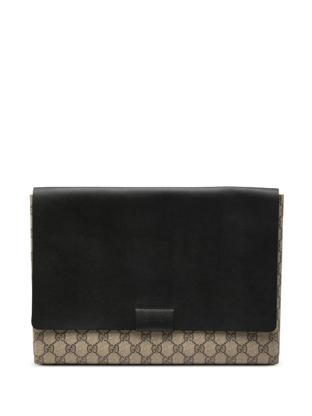Gucci Pre-Owned 2000-2015 Large GG Supreme clutch bag - Nero