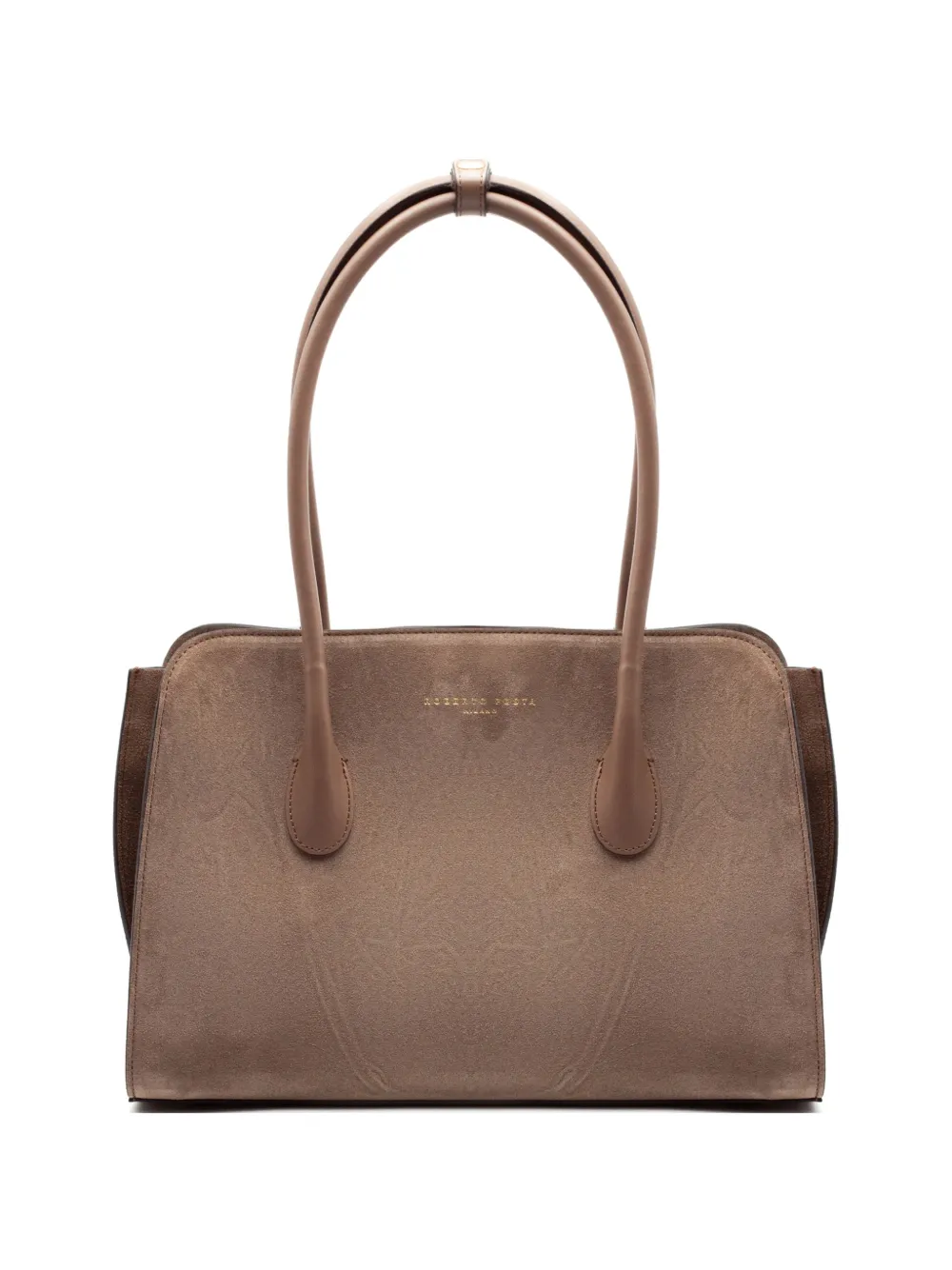 Roberto Festa Zeta Soft suede tote bag - Toni neutri