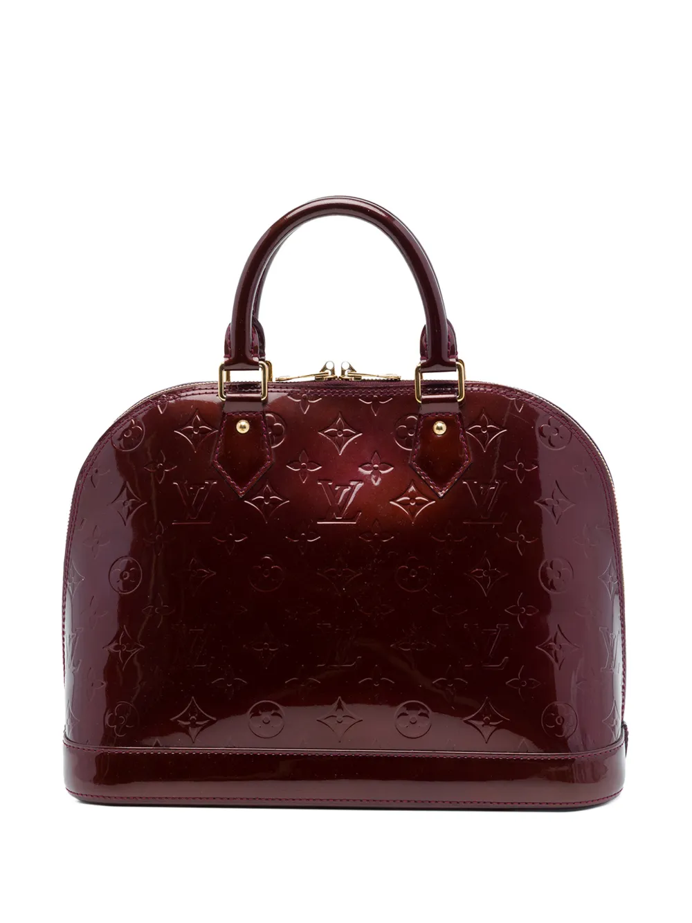Louis Vuitton Pre-Owned 2011 Monogram Vernis Alma PM handbag - Rosso
