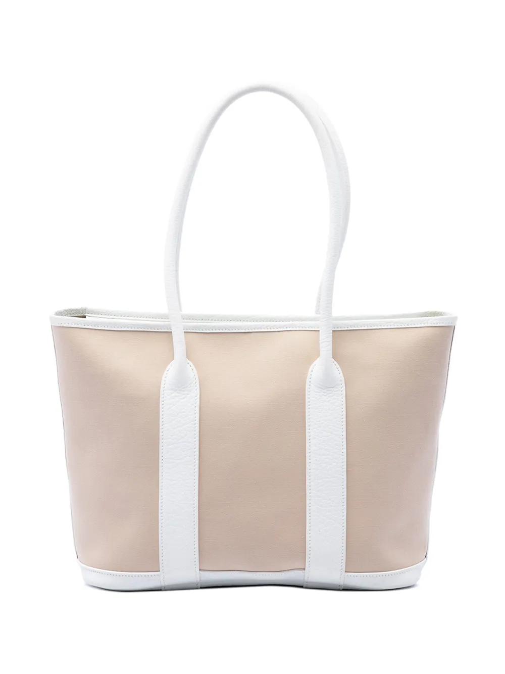 Hermès Pre-Owned 2010 Toile and Negonda Garden Party Zip 30 tote bag - Bianco