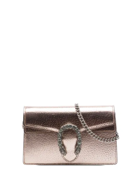 Gucci Pre-Owned 2016-2026 Mini Metallic Calfskin Dionysus crossbody bag