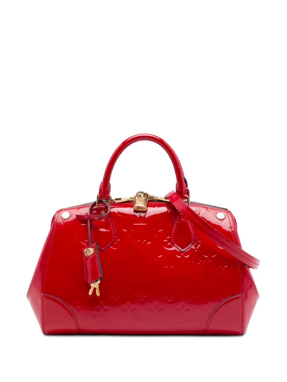 Louis Vuitton Pre-Owned 2015 Monogram Vernis Santa Monica satchel - Rot