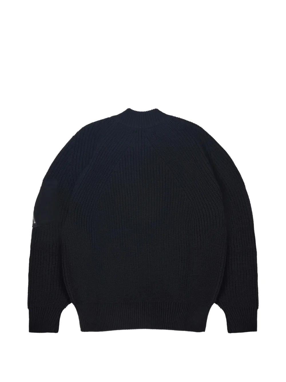 Comme des Garçons Homme Ribgebreid vest Zwart
