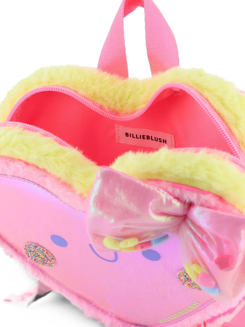 Billieblush Hartvormige rugzak van imitatiebont Roze