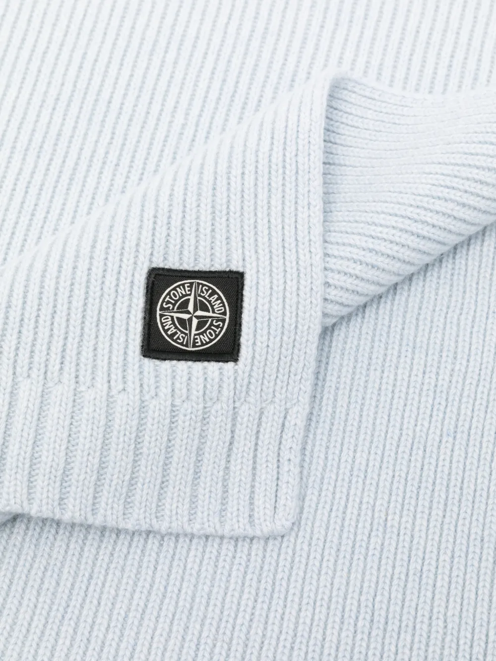 Stone Island Junior Set met gebreid vest en logo-patch Blauw
