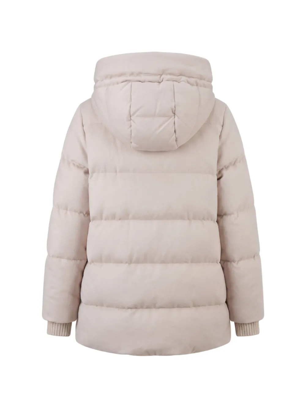 Moorer Carzinzia gewatteerd jack met capuchon Beige