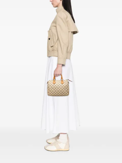 Louis Vuitton Pre-Owned 2015 Damier Azur Speedy 25 boston bag