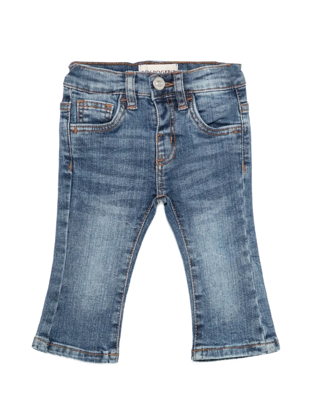 Roy Rogers Kids faded-effect jeans - Blu