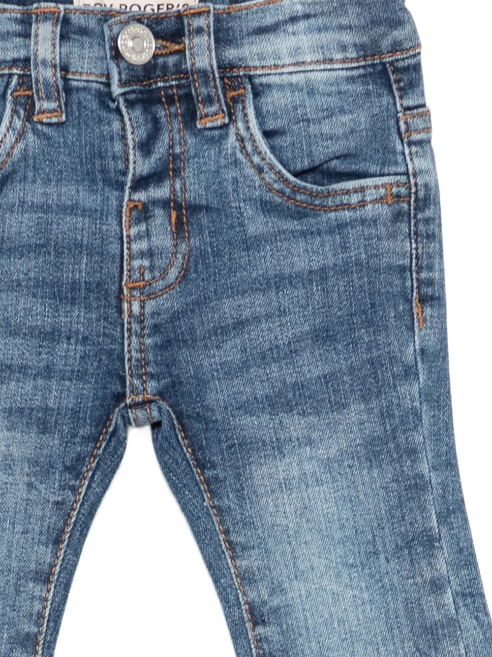 Roy Rogers Kids Jeans met vervaagd effect Blauw