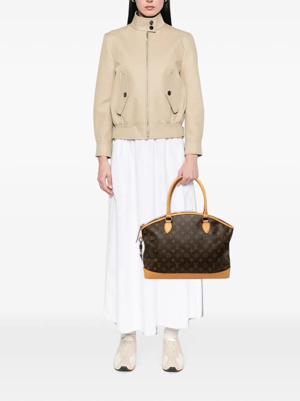Louis Vuitton Pre-Owned Borsa a mano Lockit Horizontal con monogramma 2006 - Marrone