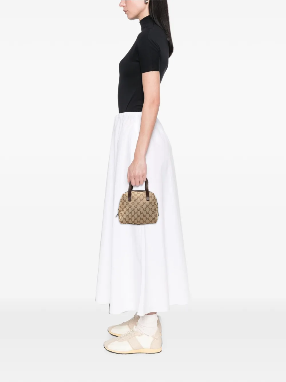Gucci Pre-Owned 2000-2015 Mini GG Canvas Balthus Tofu Bag handbag - Nude