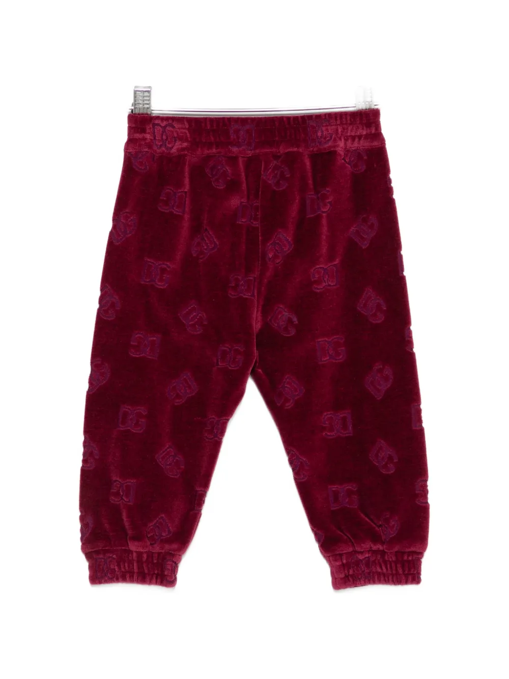 Dolce & Gabbana Kids DG trainingsbroek met logo-patroon Rood