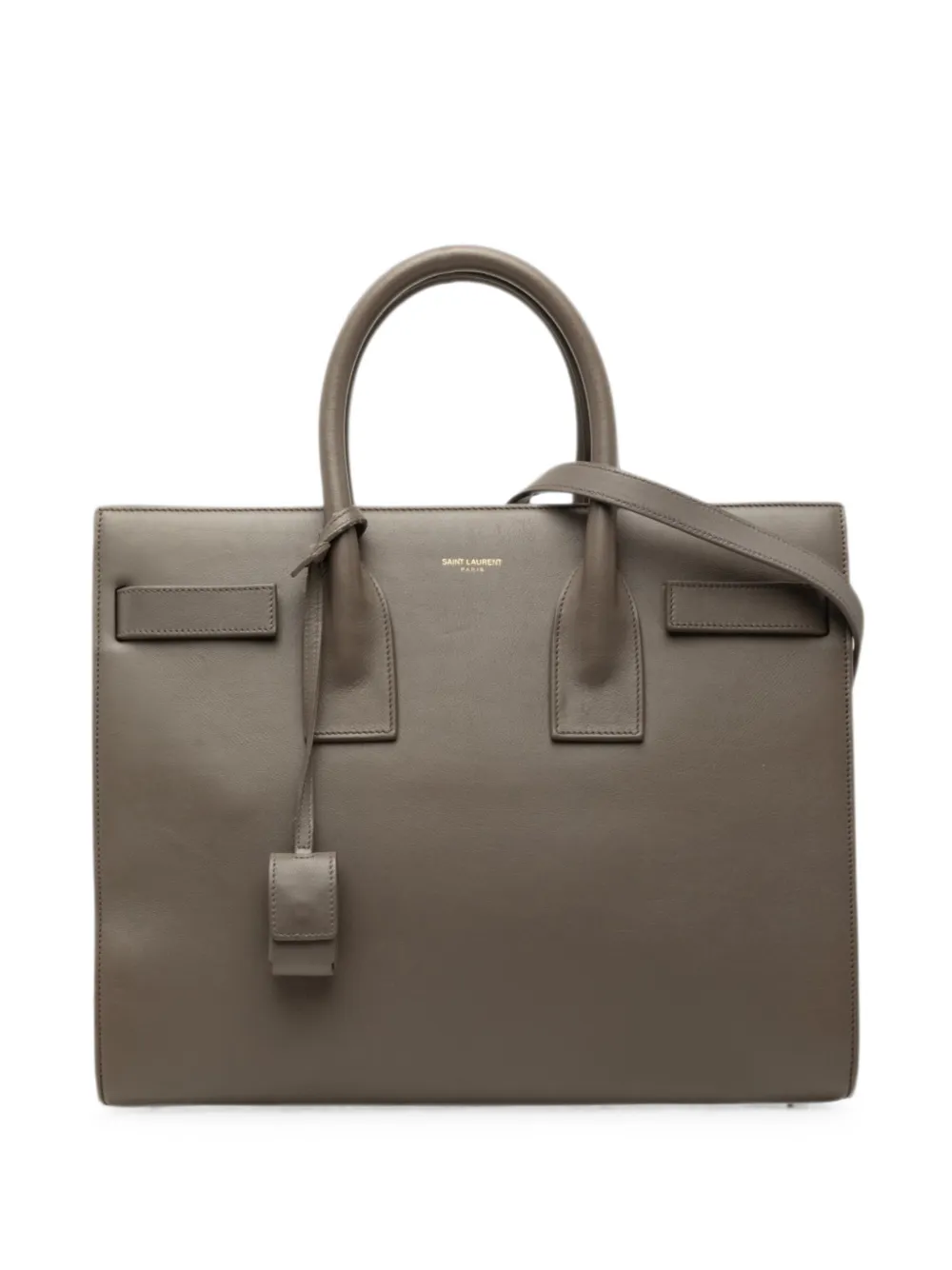Saint Laurent Pre-Owned 2014 Small Leather Sac De Jour satchel - Braun