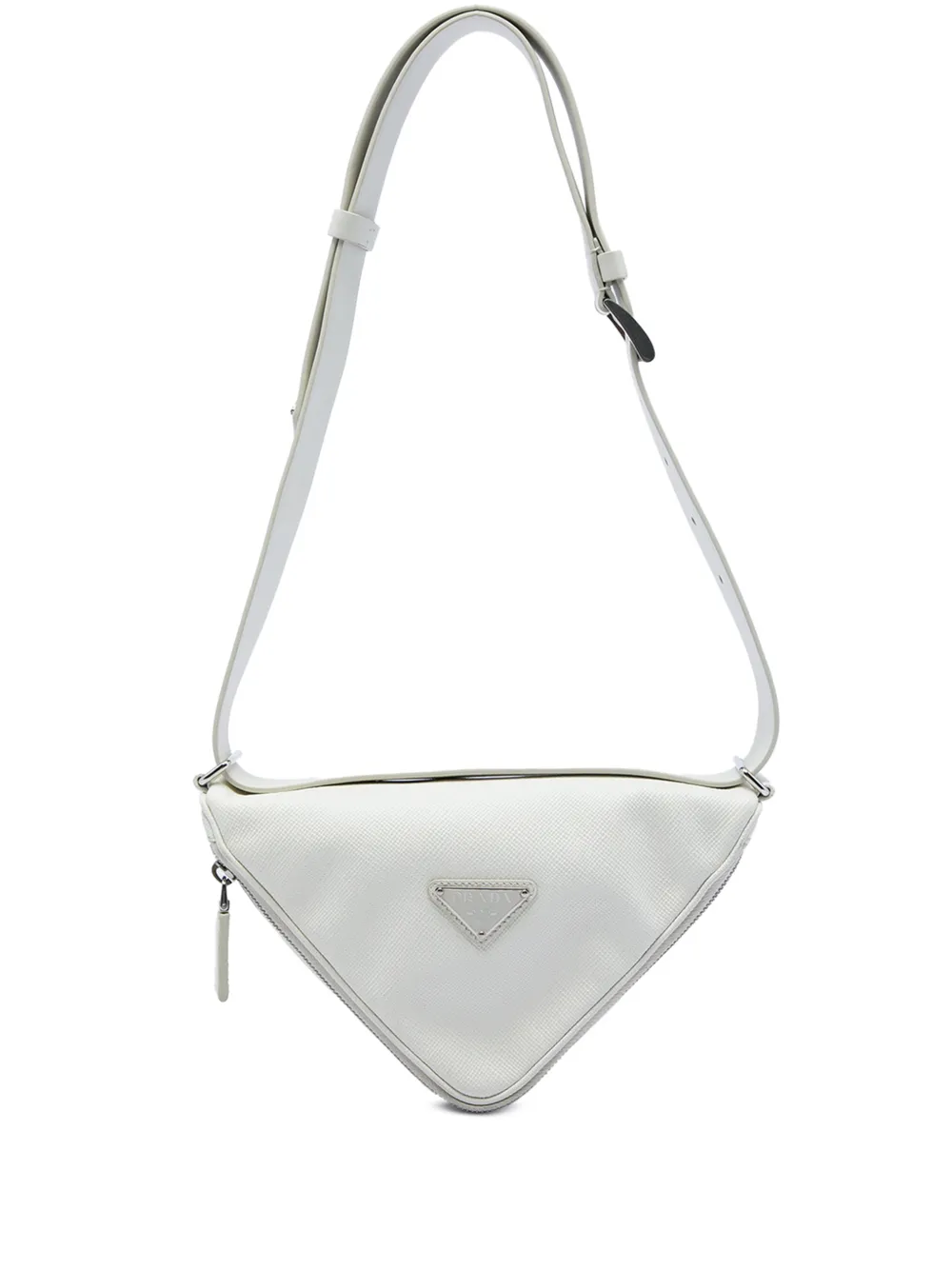 Prada Pre-Owned 2013-2026 Saffiano Cuir Triangle Convertible shoulder bag - Bianco