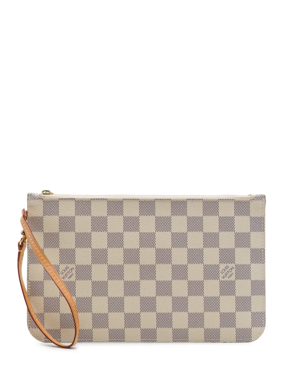 Louis Vuitton Pre-Owned 2018 Damier Azur Neverfull MM pouch - Weiß