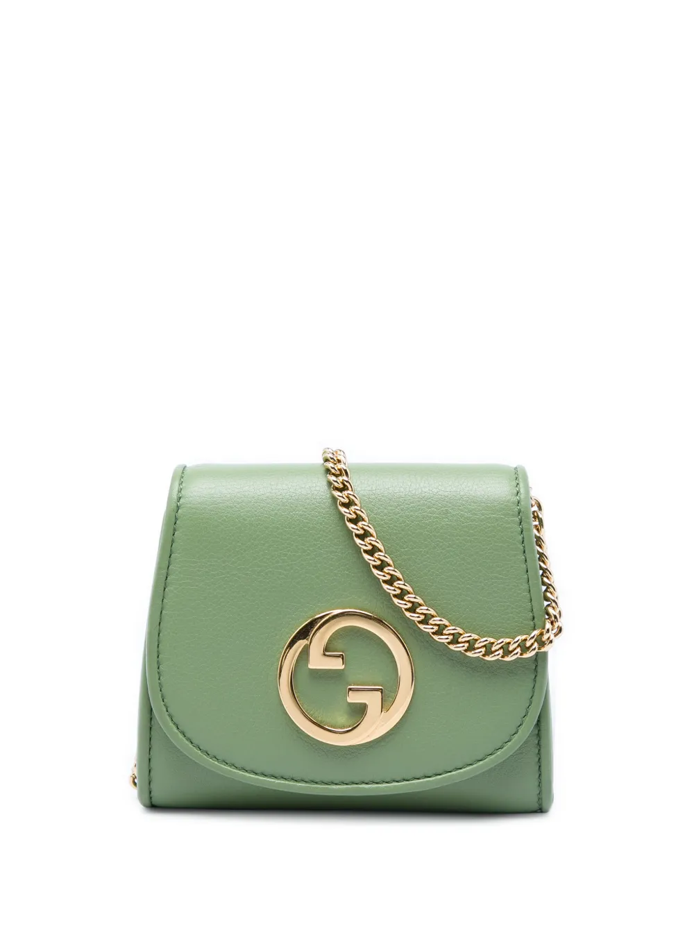 Gucci Pre-Owned 2016-2026 Medium Calfskin Blondie Wallet on Chain crossbody bag - Grün
