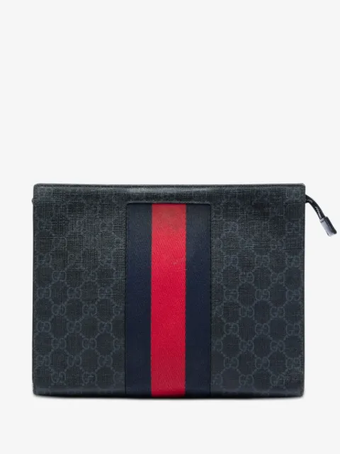 Gucci Pre-Owned 2000-2015 GG Supreme Web clutch bag