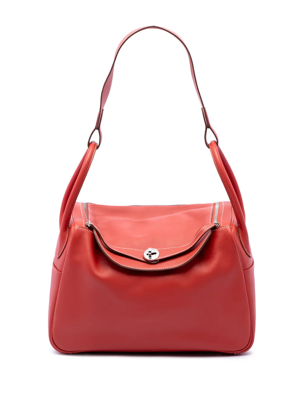 Hermès Pre-Owned 2012 Swift Lindy 34 satchel - Rosso
